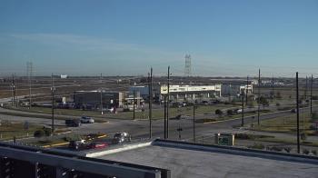 Weather camera view of Iowa Colony Police Department.