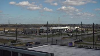 Weather camera view of Iowa Colony Police Department.