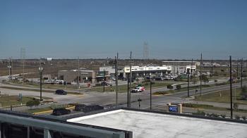 Weather camera view of Iowa Colony Police Department.