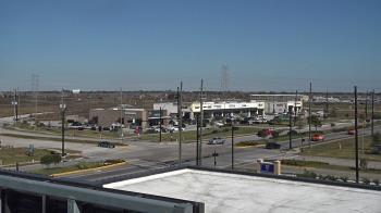 Weather camera view of Iowa Colony Police Department.
