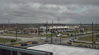 Weather camera view of Iowa Colony Police Department.