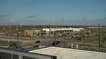 Weather camera view of Iowa Colony Police Department.
