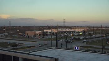 Weather camera view of Iowa Colony Police Department.