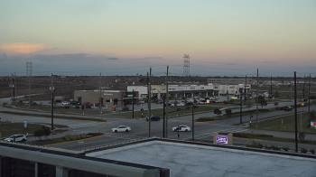 Weather camera view of Iowa Colony Police Department.
