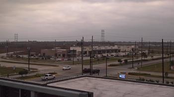 Weather camera view of Iowa Colony Police Department.