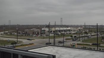 Weather camera view of Iowa Colony Police Department.