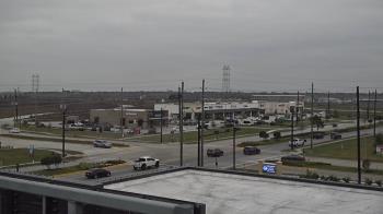 Weather camera view of Iowa Colony Police Department.