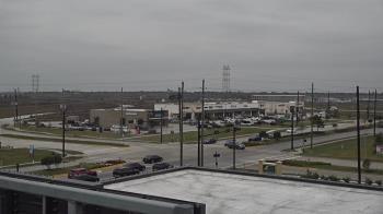 Weather camera view of Iowa Colony Police Department.