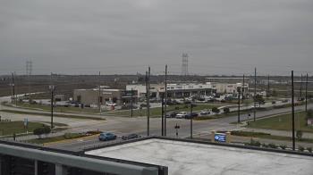 Weather camera view of Iowa Colony Police Department.