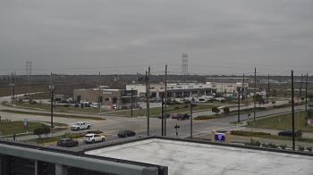 Weather camera view of Iowa Colony Police Department.