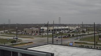 Weather camera view of Iowa Colony Police Department.