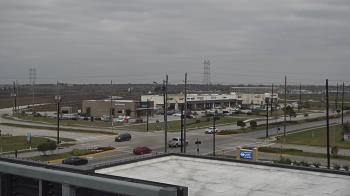 Weather camera view of Iowa Colony Police Department.