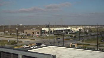Weather camera view of Iowa Colony Police Department.