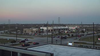 Weather camera view of Iowa Colony Police Department.