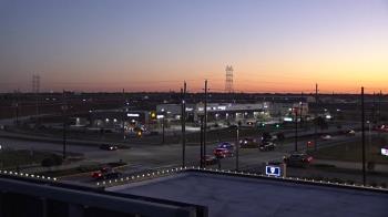 Weather camera view of Iowa Colony Police Department.