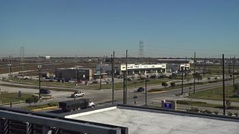 Weather camera view of Iowa Colony Police Department.