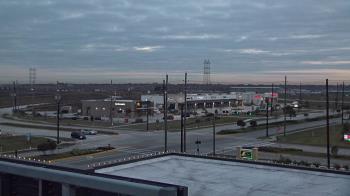 Weather camera view of Iowa Colony Police Department.