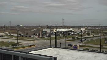 Weather camera view of Iowa Colony Police Department.