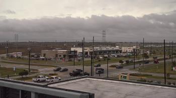 Weather camera view of Iowa Colony Police Department.