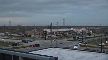 Weather camera view of Iowa Colony Police Department.