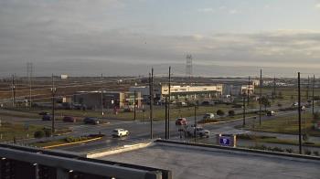 Weather camera view of Iowa Colony Police Department.