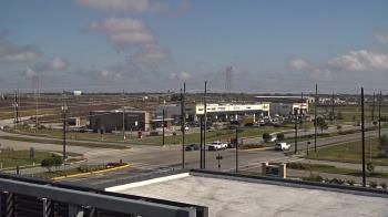 Weather camera view of Iowa Colony Police Department.