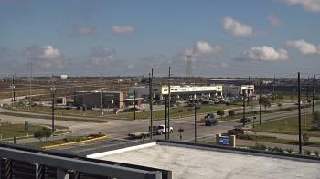 Weather camera view of Iowa Colony Police Department.