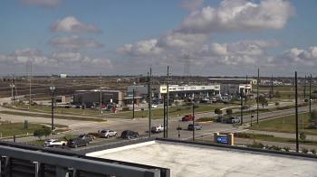 Weather camera view of Iowa Colony Police Department.