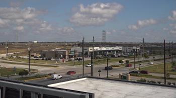 Weather camera view of Iowa Colony Police Department.