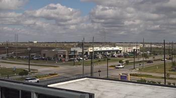 Weather camera view of Iowa Colony Police Department.