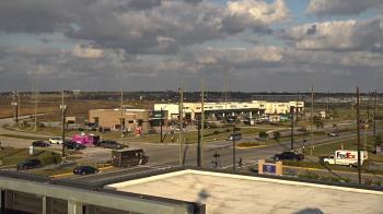 Weather camera view of Iowa Colony Police Department.