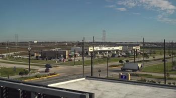Weather camera view of Iowa Colony Police Department.