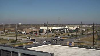 Weather camera view of Iowa Colony Police Department.