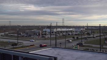 Weather camera view of Iowa Colony Police Department.