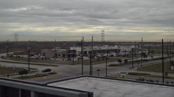 Weather camera view of Iowa Colony Police Department.
