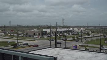 Weather camera view of Iowa Colony Police Department.