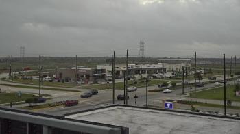 Weather camera view of Iowa Colony Police Department.