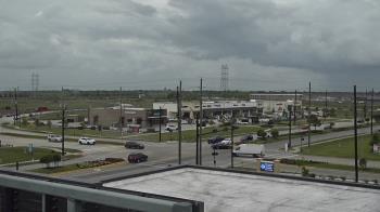Weather camera view of Iowa Colony Police Department.