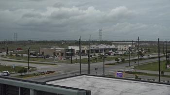 Weather camera view of Iowa Colony Police Department.