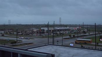 Weather camera view of Iowa Colony Police Department.
