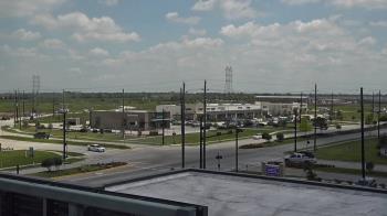 Weather camera view of Iowa Colony Police Department.