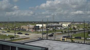 Weather camera view of Iowa Colony Police Department.