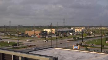 Weather camera view of Iowa Colony Police Department.