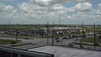 Weather camera view of Iowa Colony Police Department.