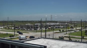 Weather camera view of Iowa Colony Police Department.