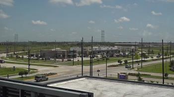 Weather camera view of Iowa Colony Police Department.