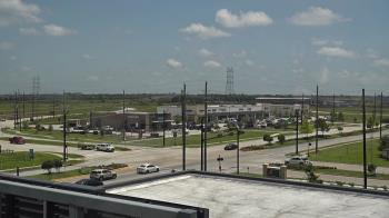 Weather camera view of Iowa Colony Police Department.