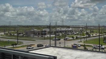 Weather camera view of Iowa Colony Police Department.