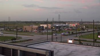 Weather camera view of Iowa Colony Police Department.