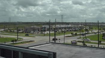 Weather camera view of Iowa Colony Police Department.